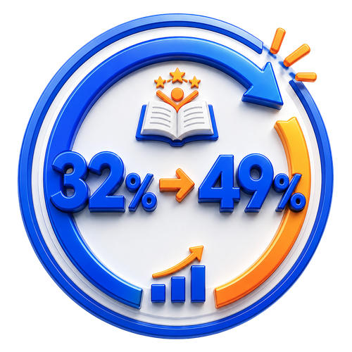 Selo: índice de 32% para 49%